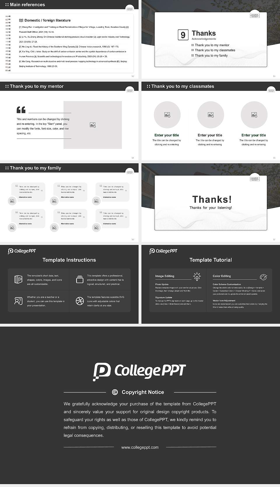 Nazarene Theological Seminary Graduation Thesis Defense PPT Template16:9 ratio PPT effect preview image7