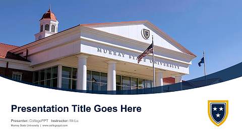 Murray State University Course/Courseware Creation PPT Template