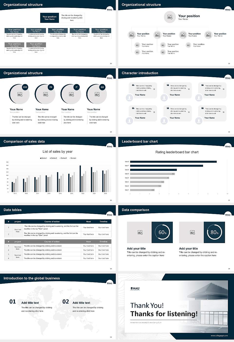 National American University-Colorado Springs South Academic Presentation/Research Findings Report PPT Template16:9 ratio PPT effect preview image4