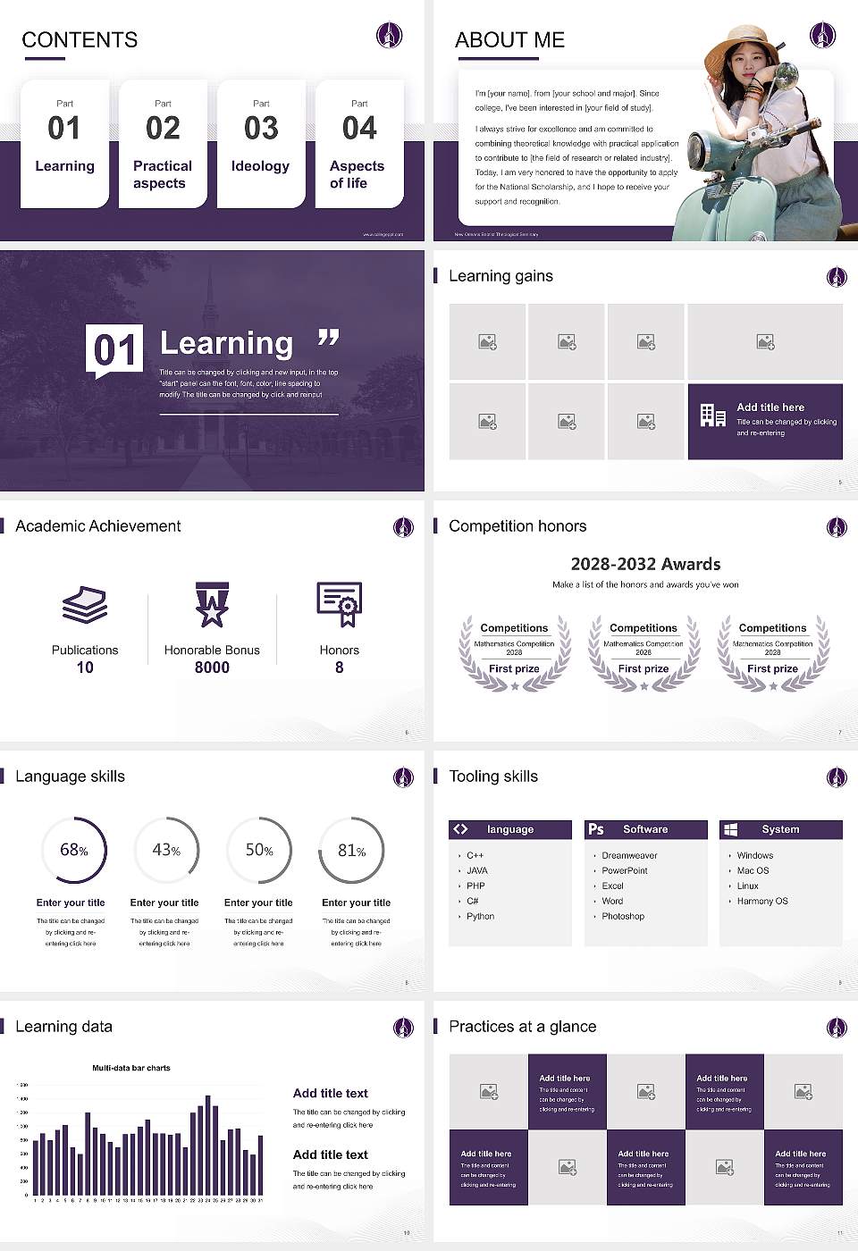 New Orleans Baptist Theological Seminary National Scholarship Defense PPT Template16:9 ratio PPT effect preview image2
