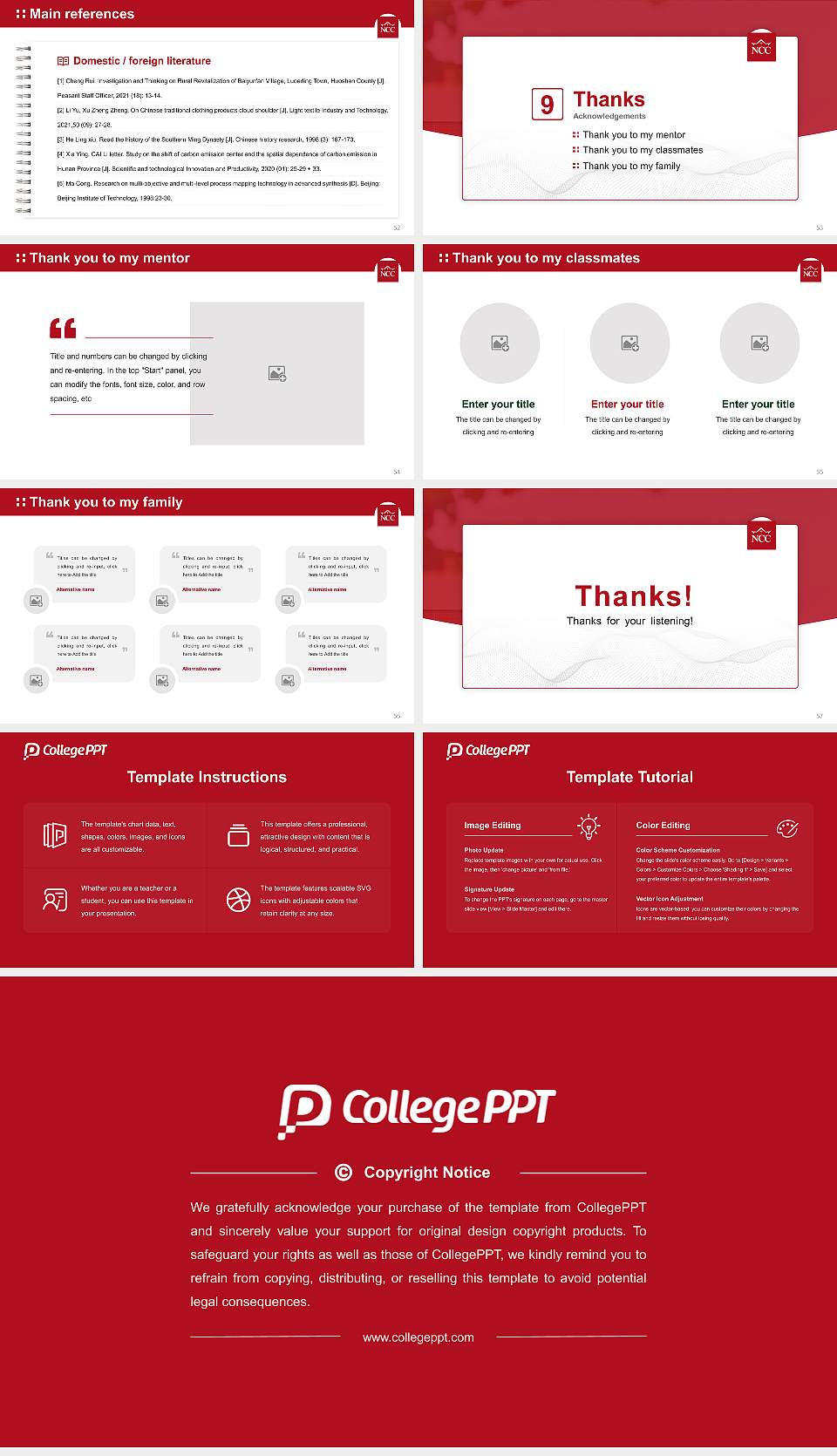Nebraska Christian College of Hope International University Graduation Thesis Defense PPT Template16:9 ratio PPT effect preview image7