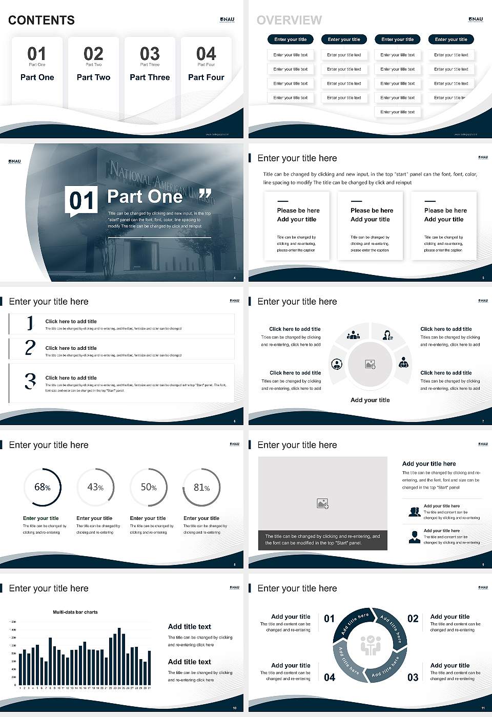 National American University-Mesquite Lecture Sharing and Networking Event PPT Template16:9 ratio PPT effect preview image2