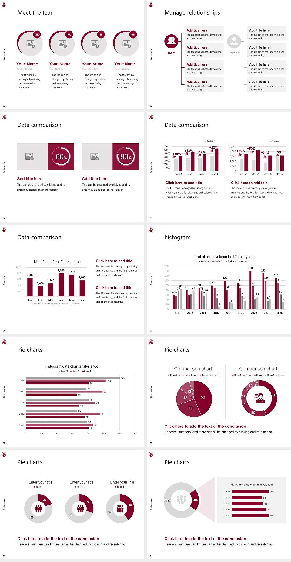 Morehouse College Competition/Entrepreneurship Contest PPT Template4:3 ratio PPT effect preview image4