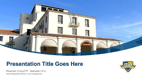 Naval Postgraduate School Course/Courseware Creation PPT Template