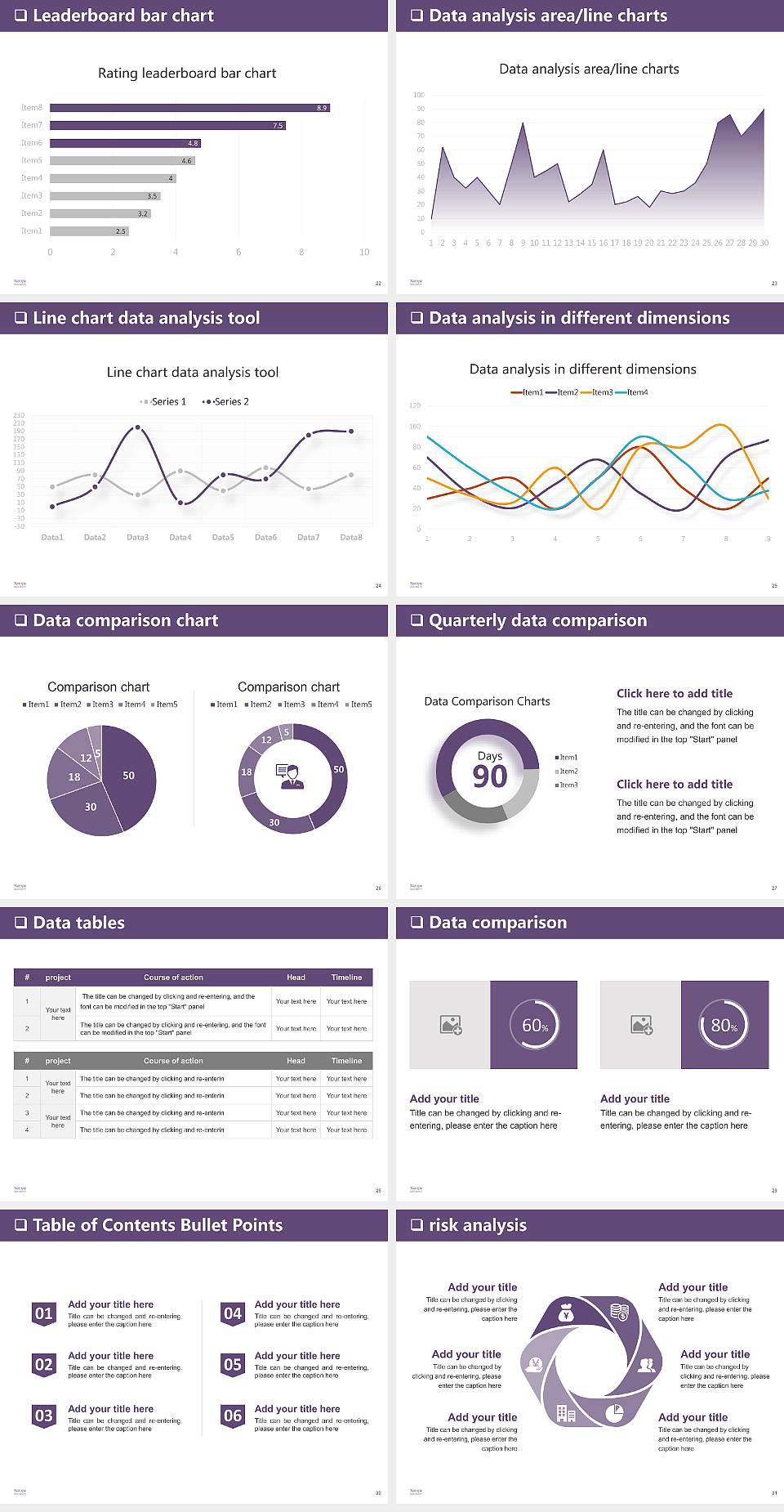 Naropa University General Purpose PPT Template4:3 ratio PPT effect preview image4