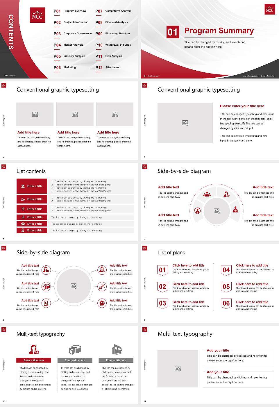 Nebraska Christian College of Hope International University Competition/Entrepreneurship Contest PPT Template16:9 ratio PPT effect preview image2