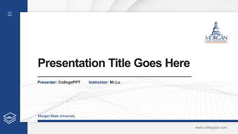 Morgan State University Thesis Proposal/Graduation Defense PPT Template
