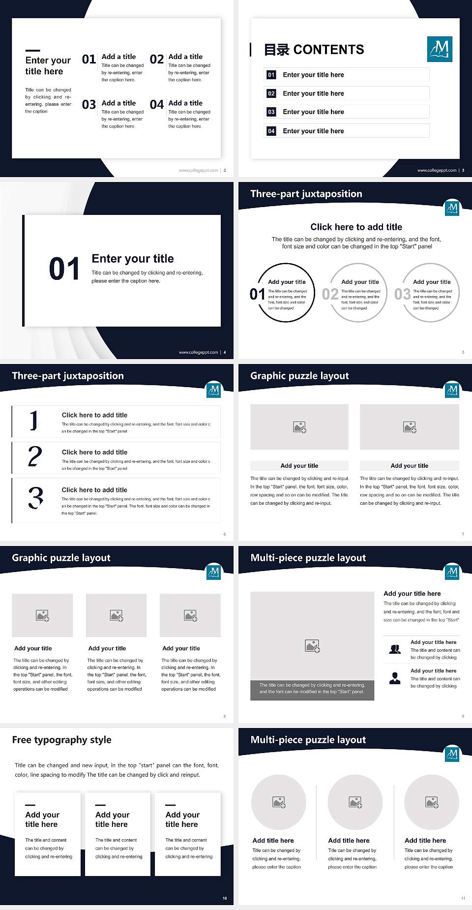 Montana Bible College Academic Presentation/Research Findings Report PPT Template4:3 ratio PPT effect preview image2