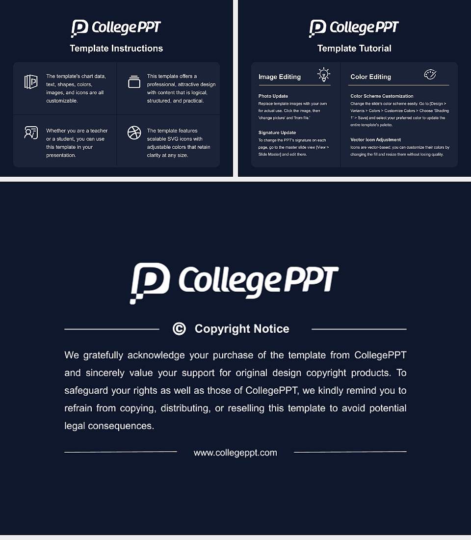 Montana Bible College Academic Presentation/Research Findings Report PPT Template4:3 ratio PPT effect preview image5