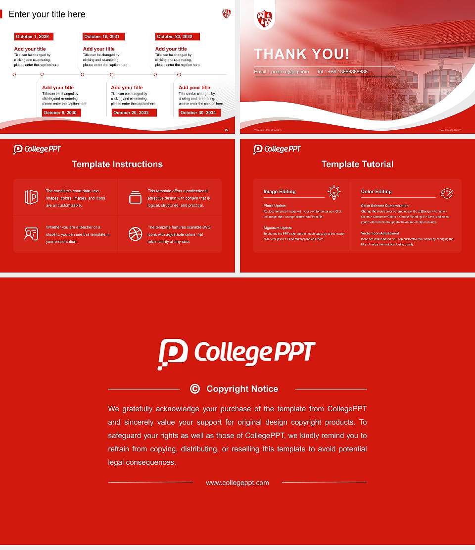 Montclair State University Lecture Sharing and Networking Event PPT Template16:9 ratio PPT effect preview image4