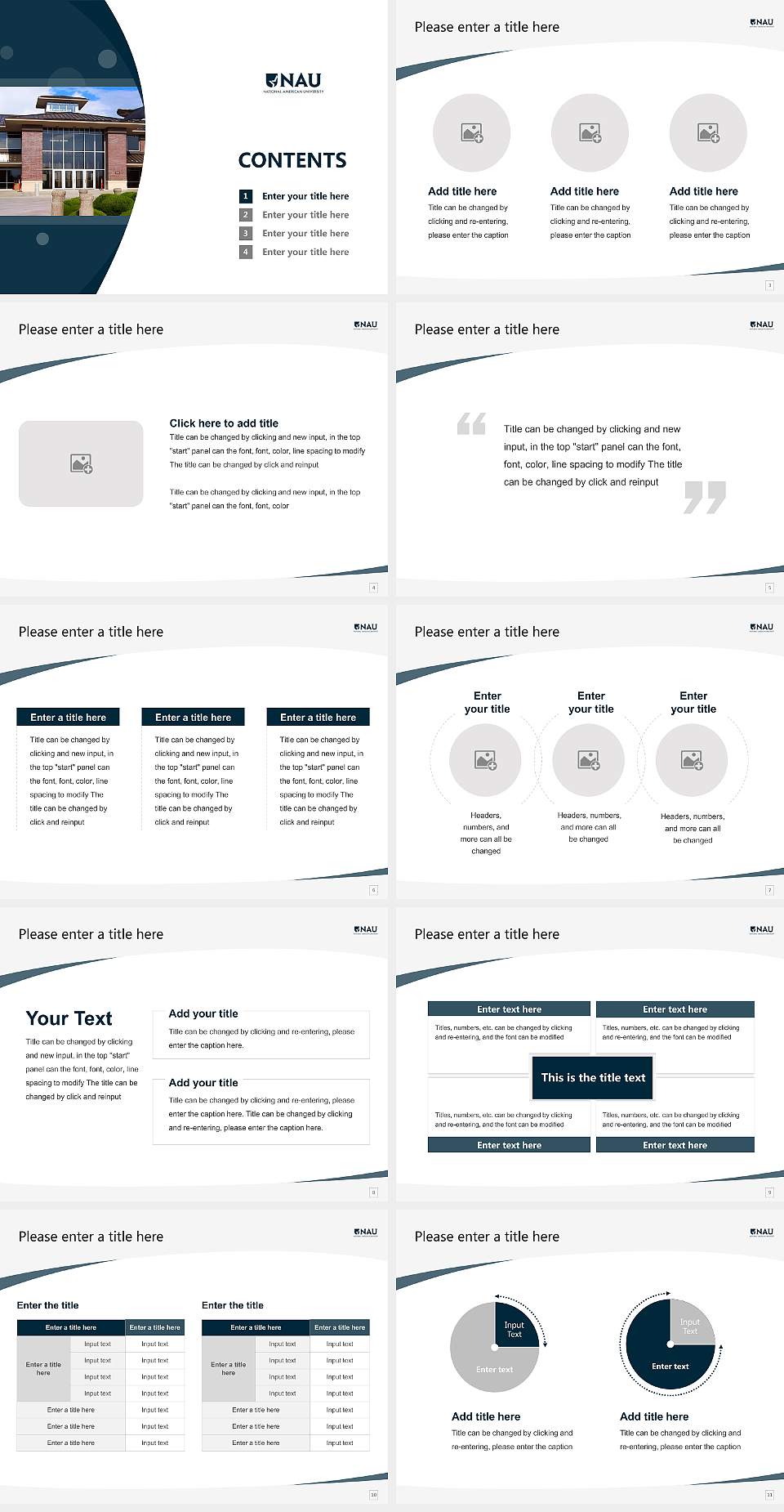 National American University-Ellsworth Afb Extension Course/Courseware Creation PPT Template4:3 ratio PPT effect preview image2
