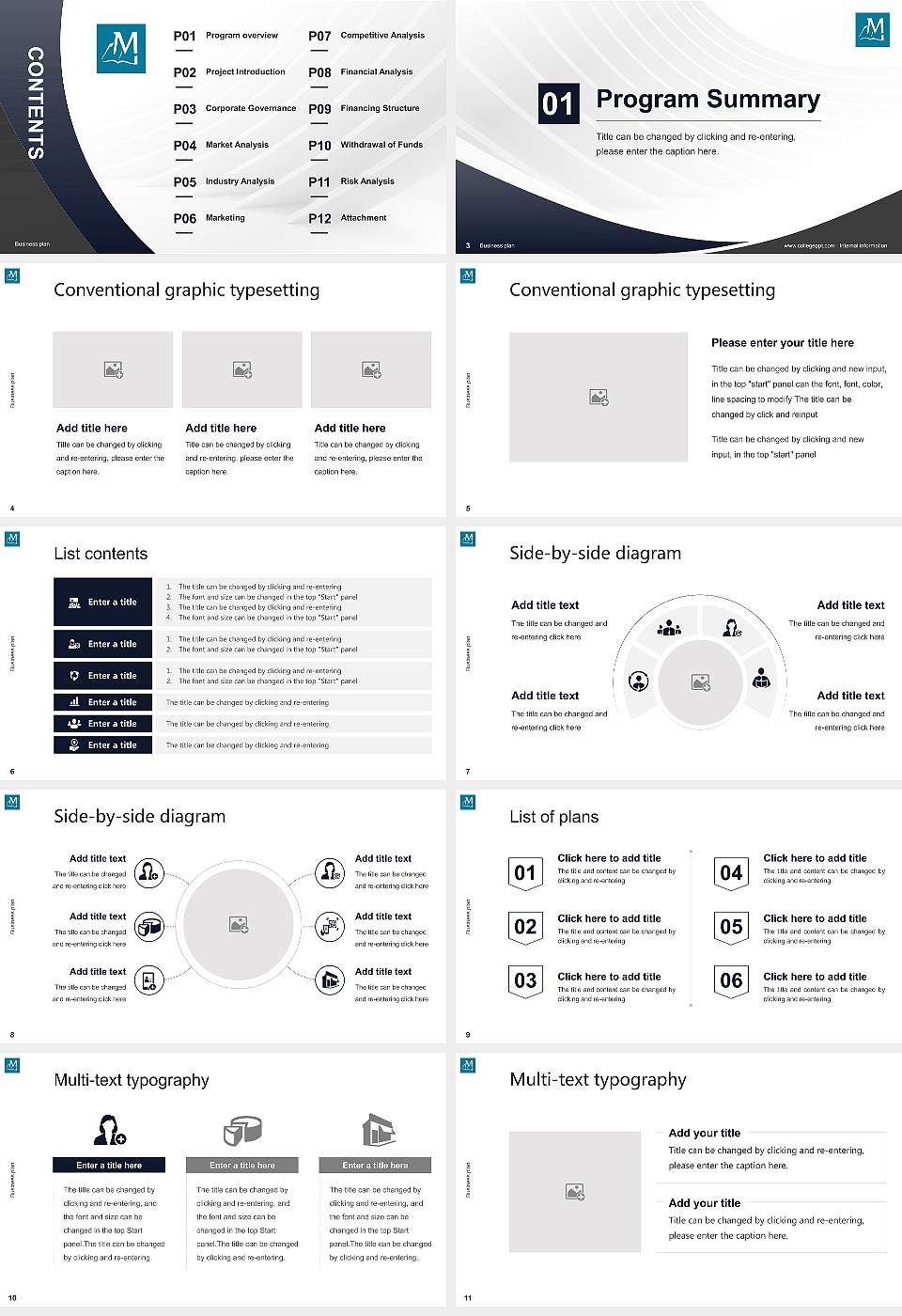 Montana Bible College Competition/Entrepreneurship Contest PPT Template16:9 ratio PPT effect preview image2
