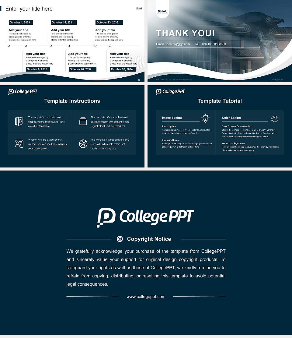 National American University-Ellsworth Afb Extension Lecture Sharing and Networking Event PPT Template16:9 ratio PPT effect preview image4