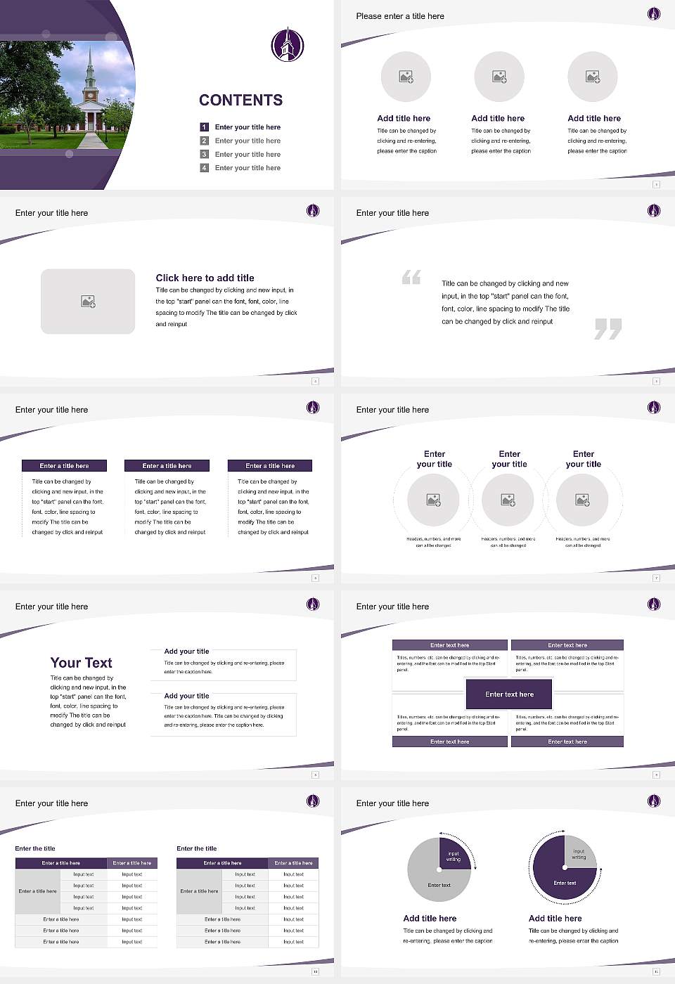 New Orleans Baptist Theological Seminary Course/Courseware Creation PPT Template16:9 ratio PPT effect preview image2