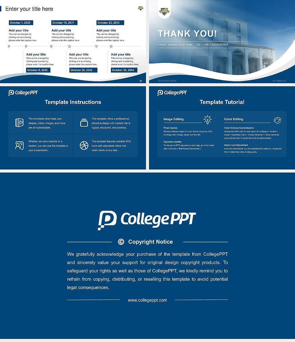 Naval Postgraduate School Lecture Sharing and Networking Event PPT Template16:9 ratio PPT effect preview image4