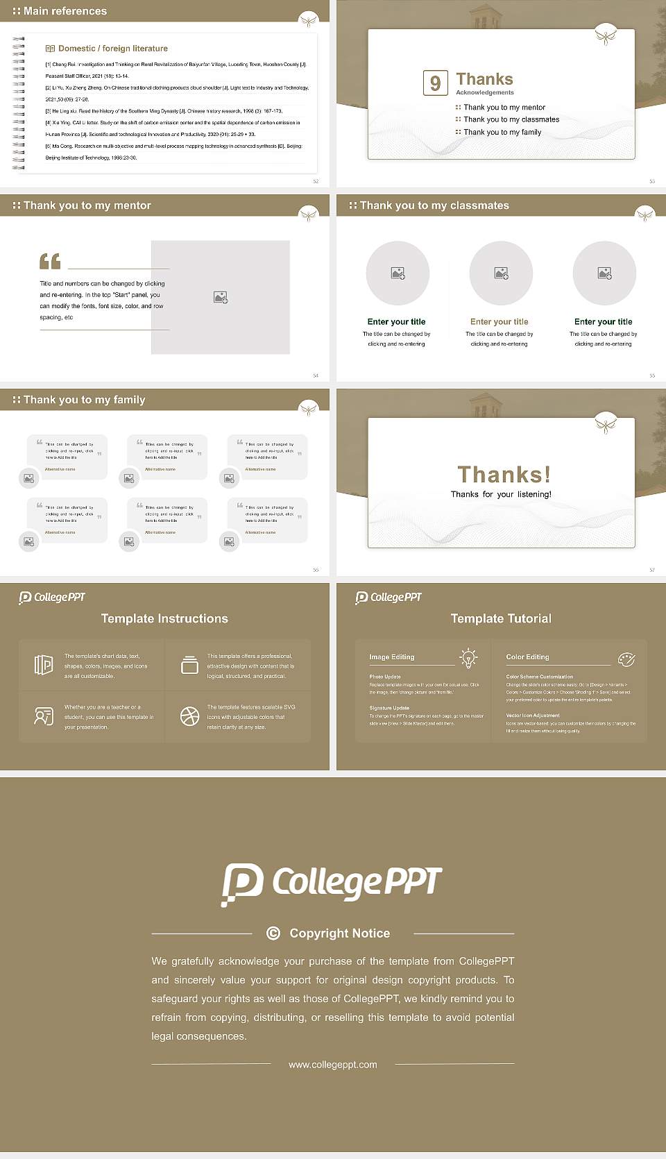 Mount Angel Seminary Graduation Thesis Defense PPT Template16:9 ratio PPT effect preview image7