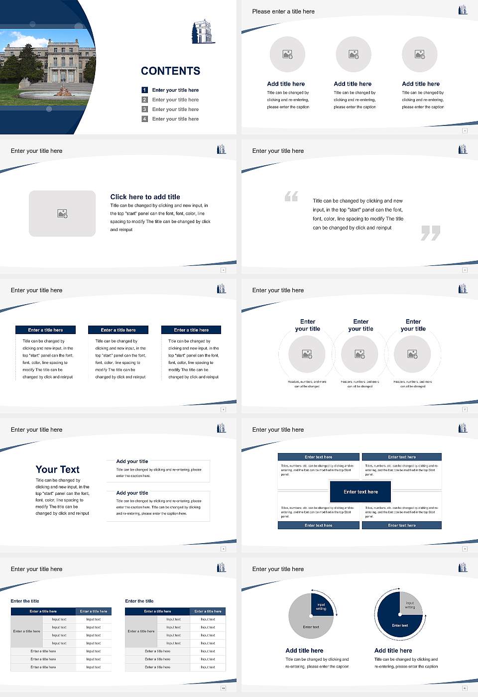 Monmouth University Course/Courseware Creation PPT Template16:9 ratio PPT effect preview image2