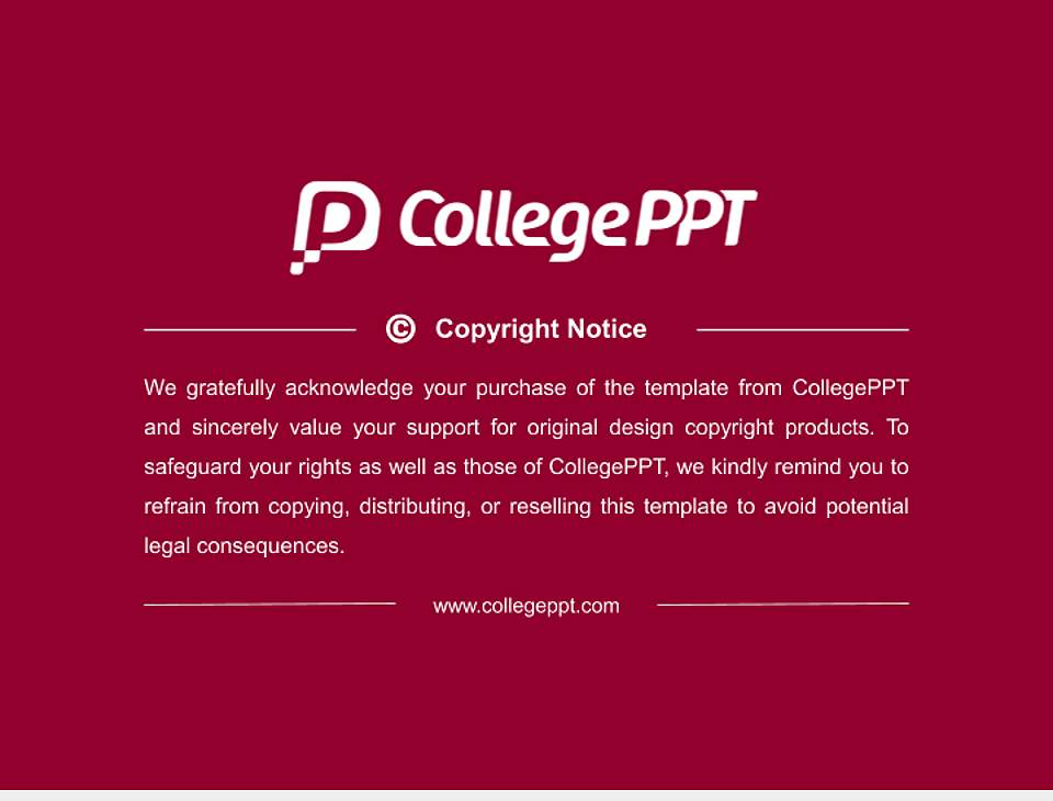 National University of Health Sciences Thesis Proposal/Graduation Defense PPT Template4:3 ratio PPT effect preview image5