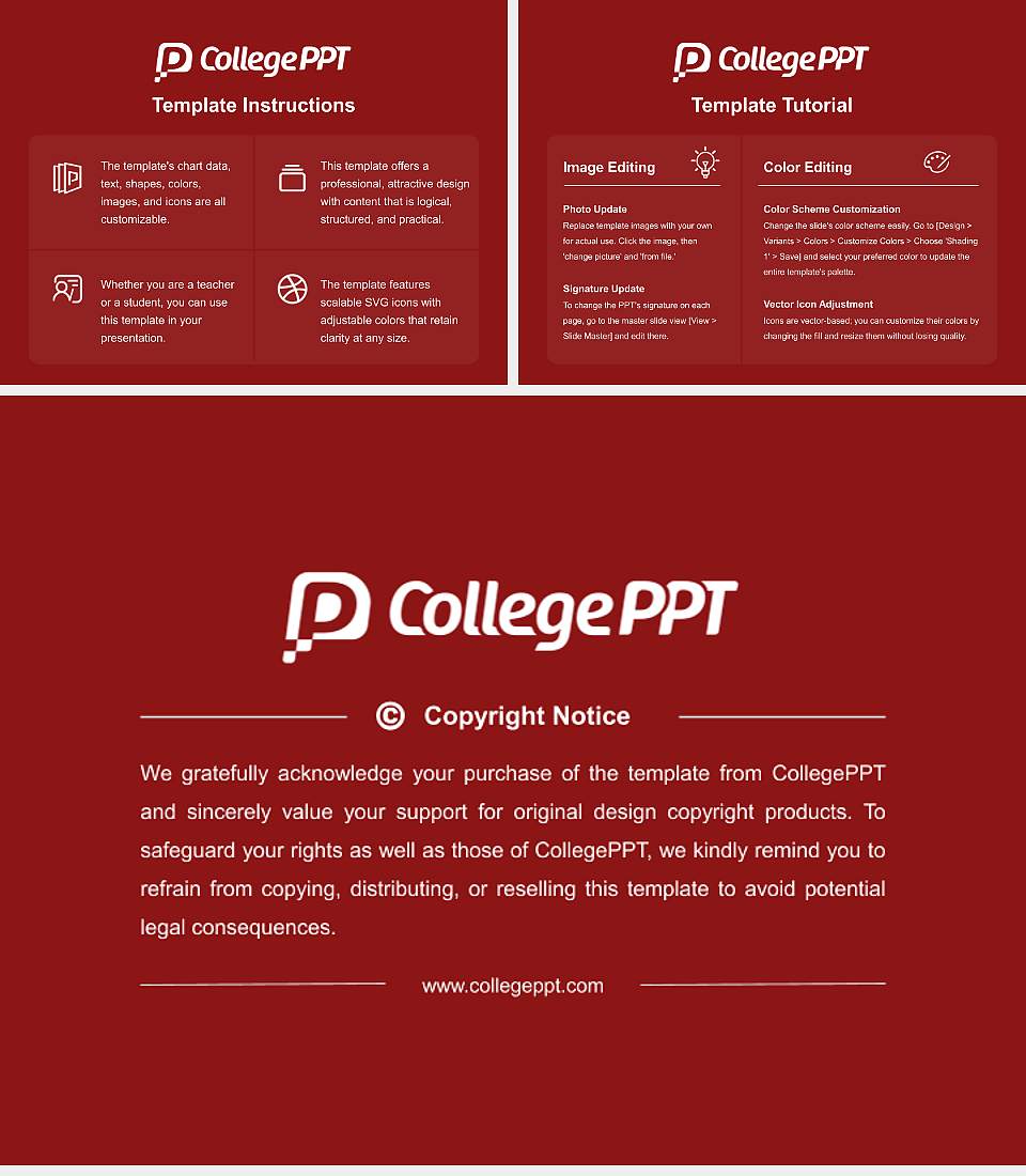 New Hope Christian College-Eugene Course/Courseware Creation PPT Template4:3 ratio PPT effect preview image5
