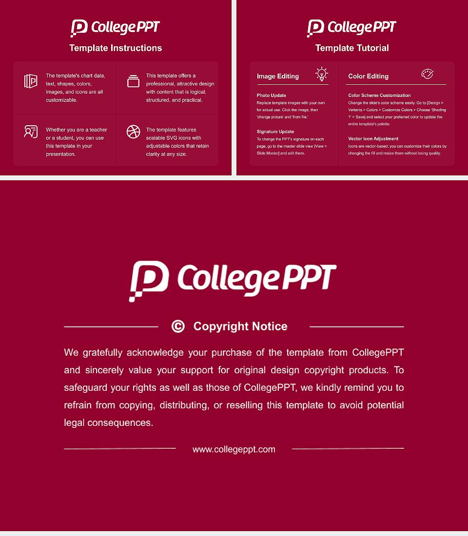 National University of Health Sciences Academic Presentation/Research Findings Report PPT Template4:3 ratio PPT effect preview image5