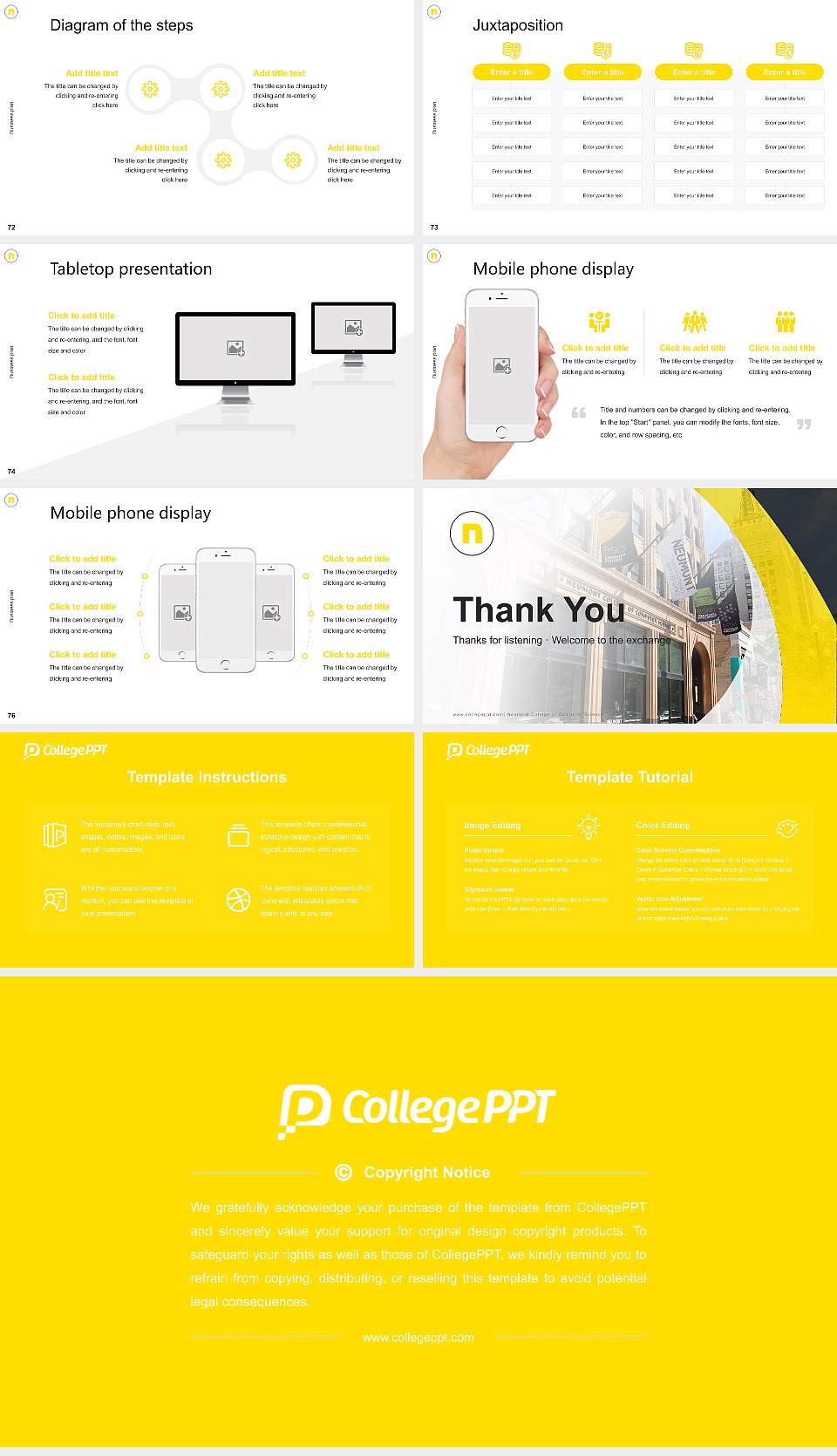 Neumont College of Computer Science Competition/Entrepreneurship Contest PPT Template16:9 ratio PPT effect preview image9