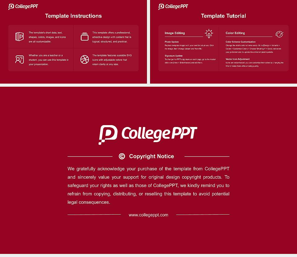 Molloy College Academic Presentation/Research Findings Report PPT Template16:9 ratio PPT effect preview image5