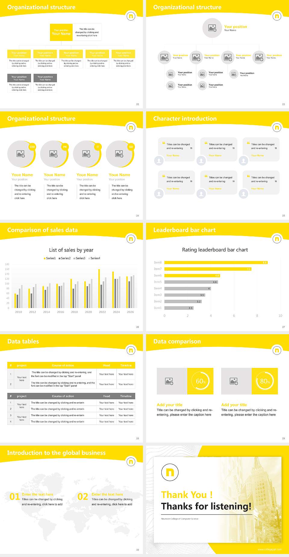 Neumont College of Computer Science Academic Presentation/Research Findings Report PPT Template4:3 ratio PPT effect preview image4