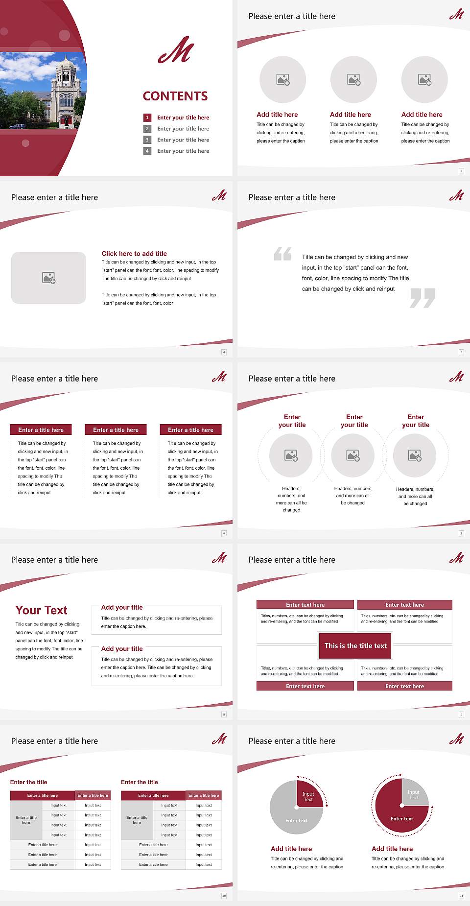Muhlenberg College Course/Courseware Creation PPT Template4:3 ratio PPT effect preview image2