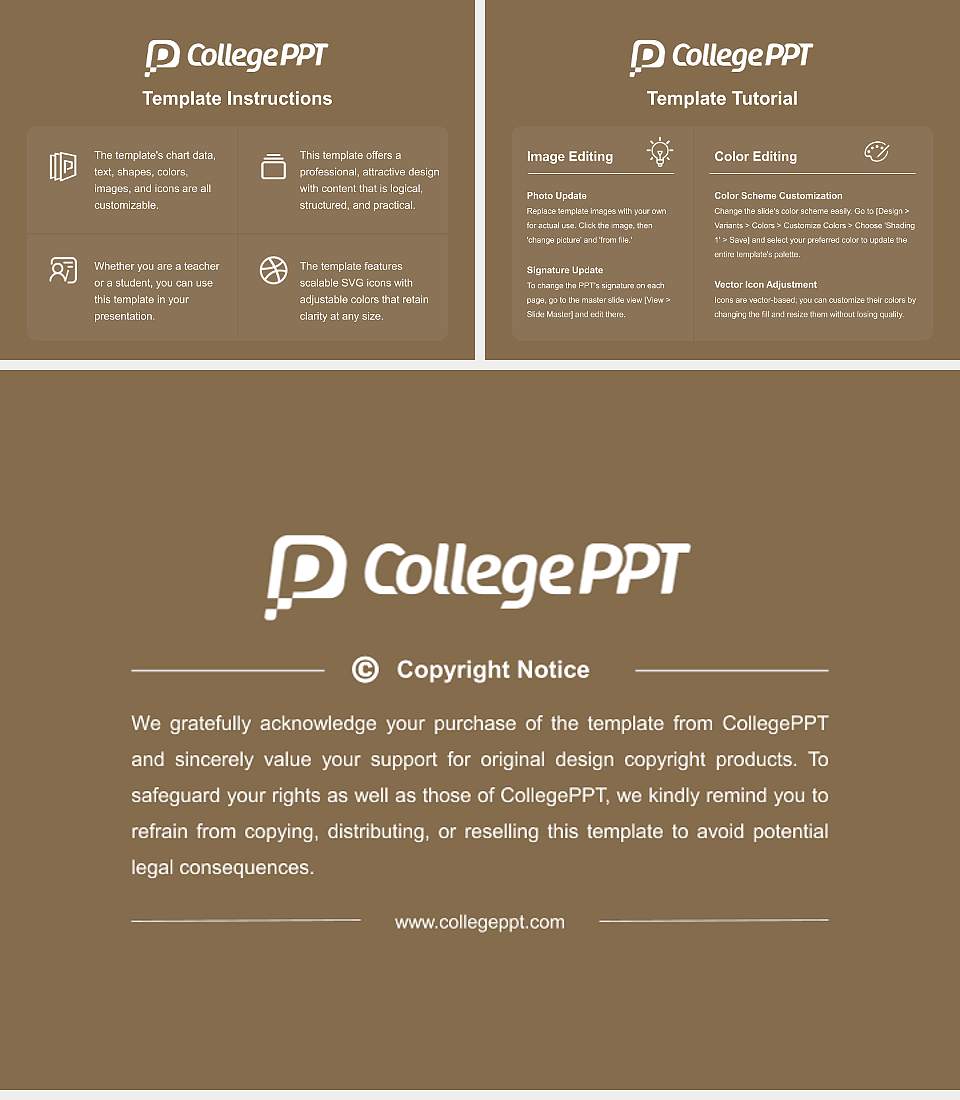 Nebraska Wesleyan University Course/Courseware Creation PPT Template4:3 ratio PPT effect preview image5