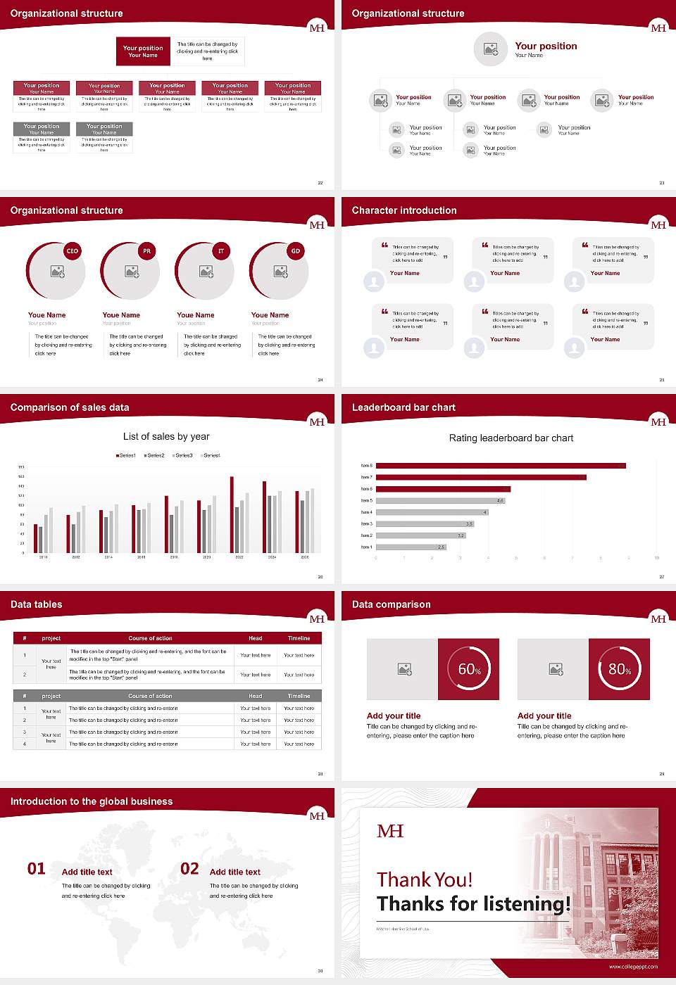 Mitchell Hamline School of Law Academic Presentation/Research Findings Report PPT Template16:9 ratio PPT effect preview image4