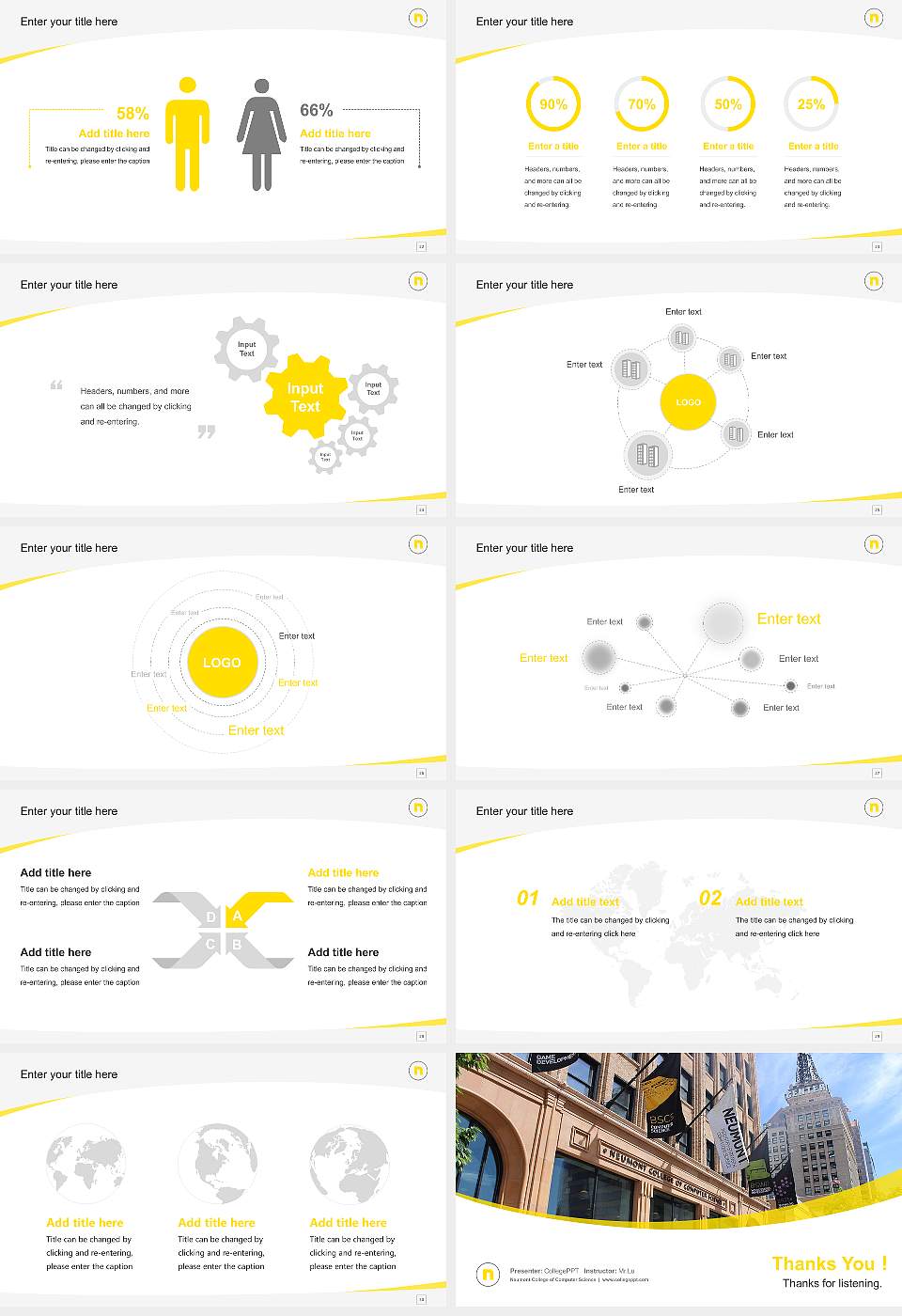 Neumont College of Computer Science Course/Courseware Creation PPT Template16:9 ratio PPT effect preview image4