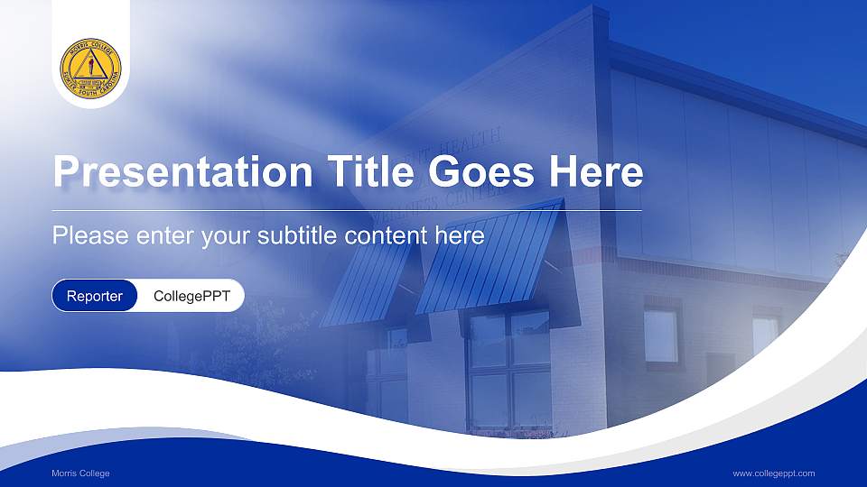 Morris College Lecture Sharing and Networking Event PPT Template16:9 ratio PPT effect preview image1