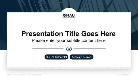 National American University-Colorado Springs South National Scholarship Defense PPT Template