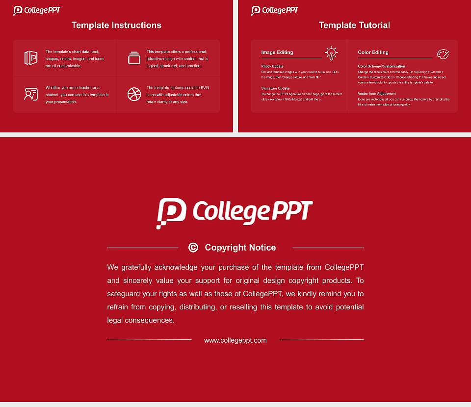 Nebraska Christian College of Hope International University Course/Courseware Creation PPT Template16:9 ratio PPT effect preview image5