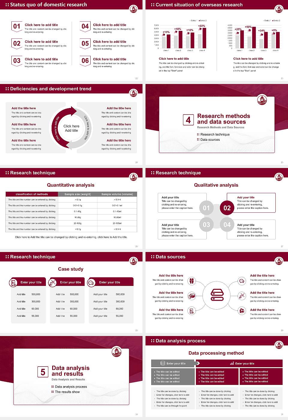 Morehouse College Graduation Thesis Defense PPT Template16:9 ratio PPT effect preview image4