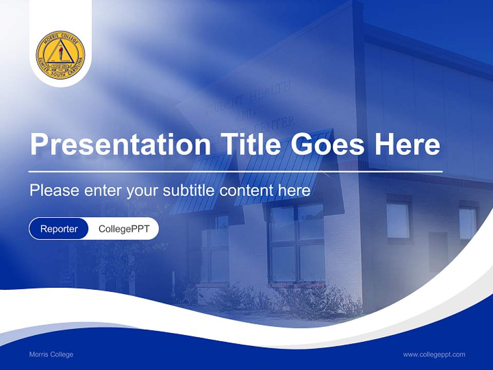 Morris College Lecture Sharing and Networking Event PPT Template4:3 ratio PPT effect preview image4