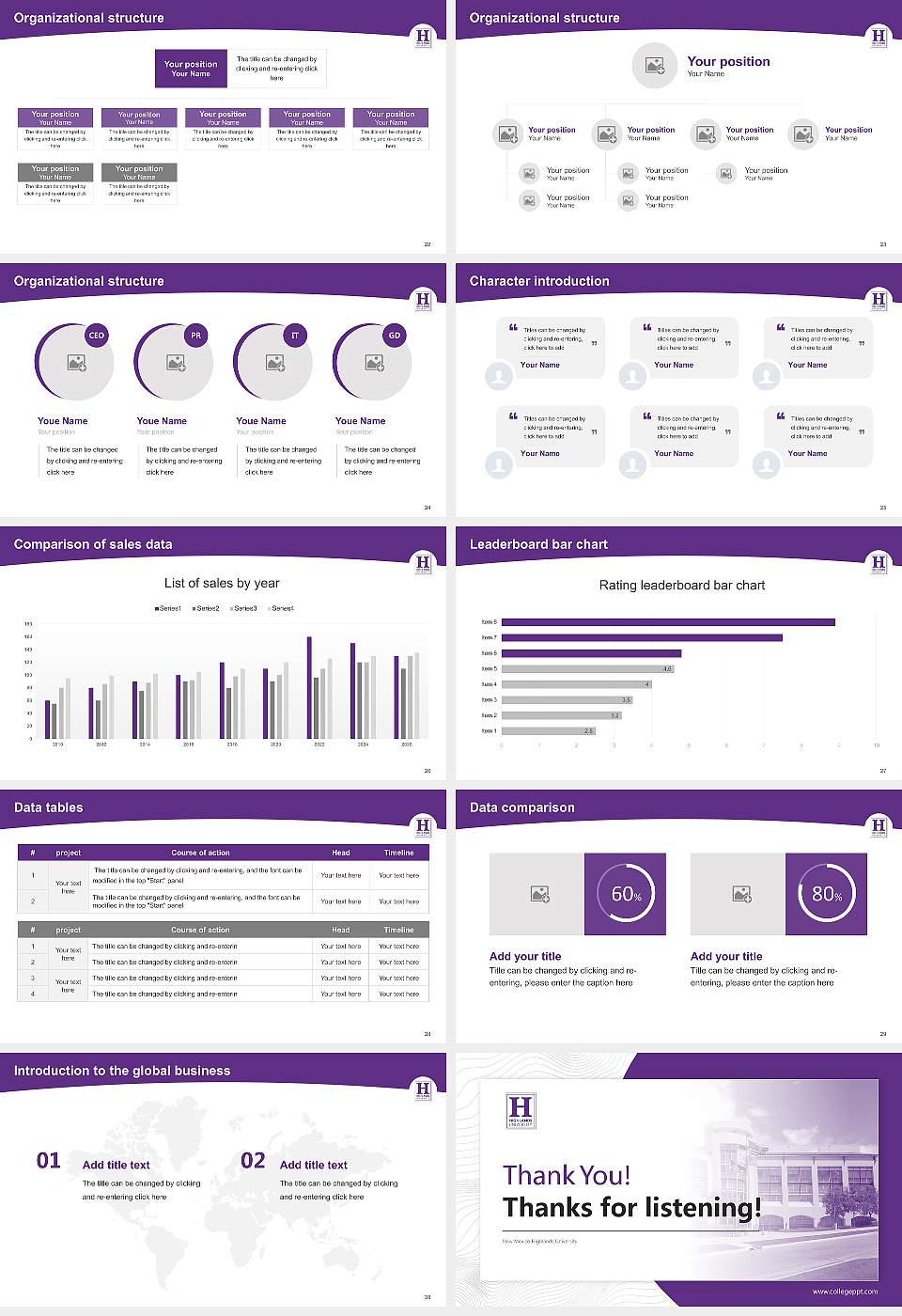 New Mexico Highlands University Academic Presentation/Research Findings Report PPT Template16:9 ratio PPT effect preview image4