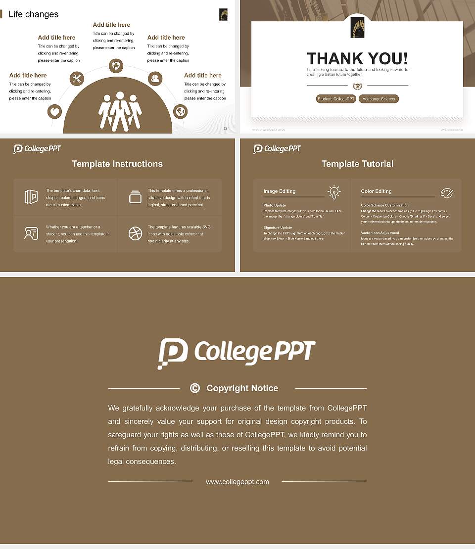 Nebraska Wesleyan University National Scholarship Defense PPT Template16:9 ratio PPT effect preview image4