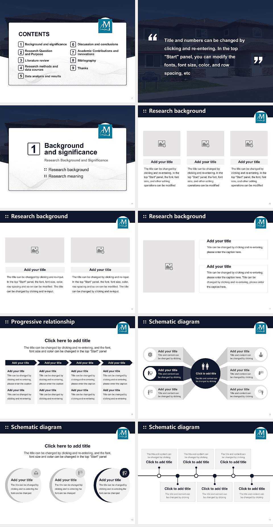 Montana Bible College Graduation Thesis Defense PPT Template4:3 ratio PPT effect preview image2