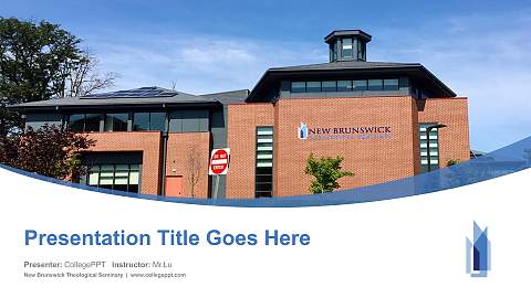 New Brunswick Theological Seminary Course/Courseware Creation PPT Template