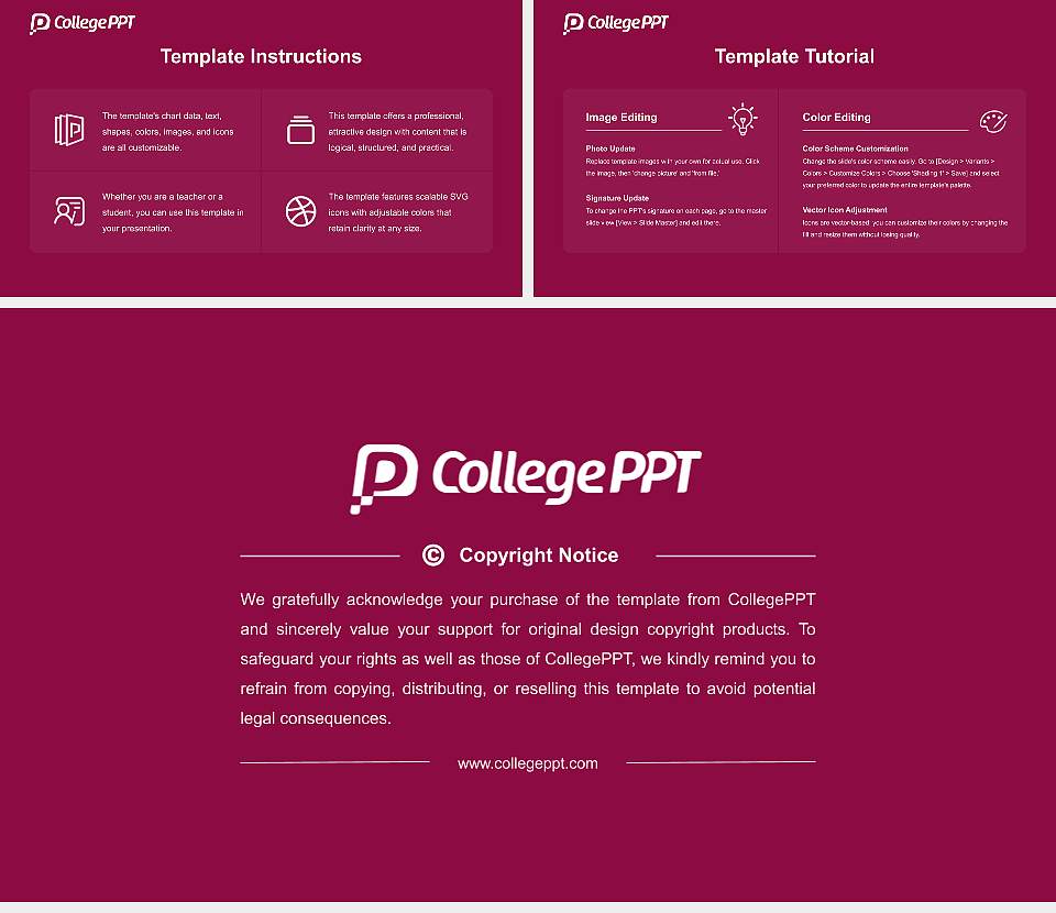 New Mexico State University-Main Campus Course/Courseware Creation PPT Template16:9 ratio PPT effect preview image5