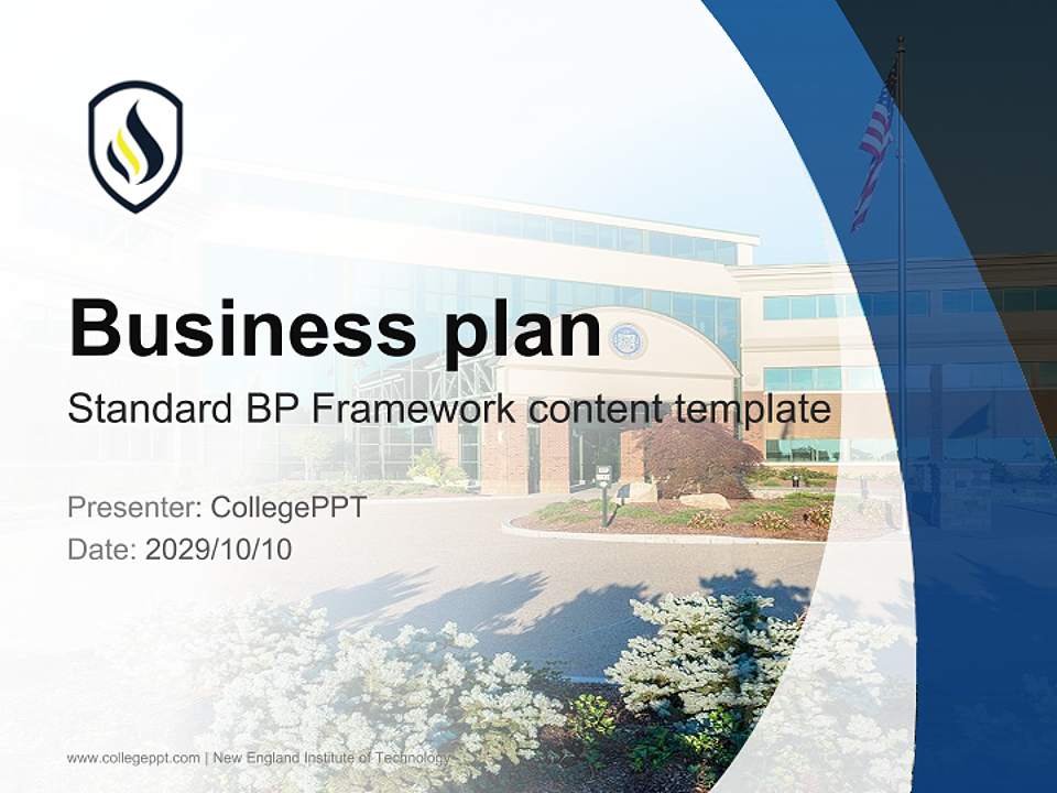 New England Institute of Technology Competition/Entrepreneurship Contest PPT Template4:3 ratio PPT effect preview image9