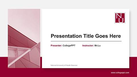 National University of Health Sciences General Purpose PPT Template
