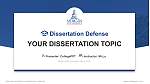 Morgan State University Graduation Thesis Defense PPT Template