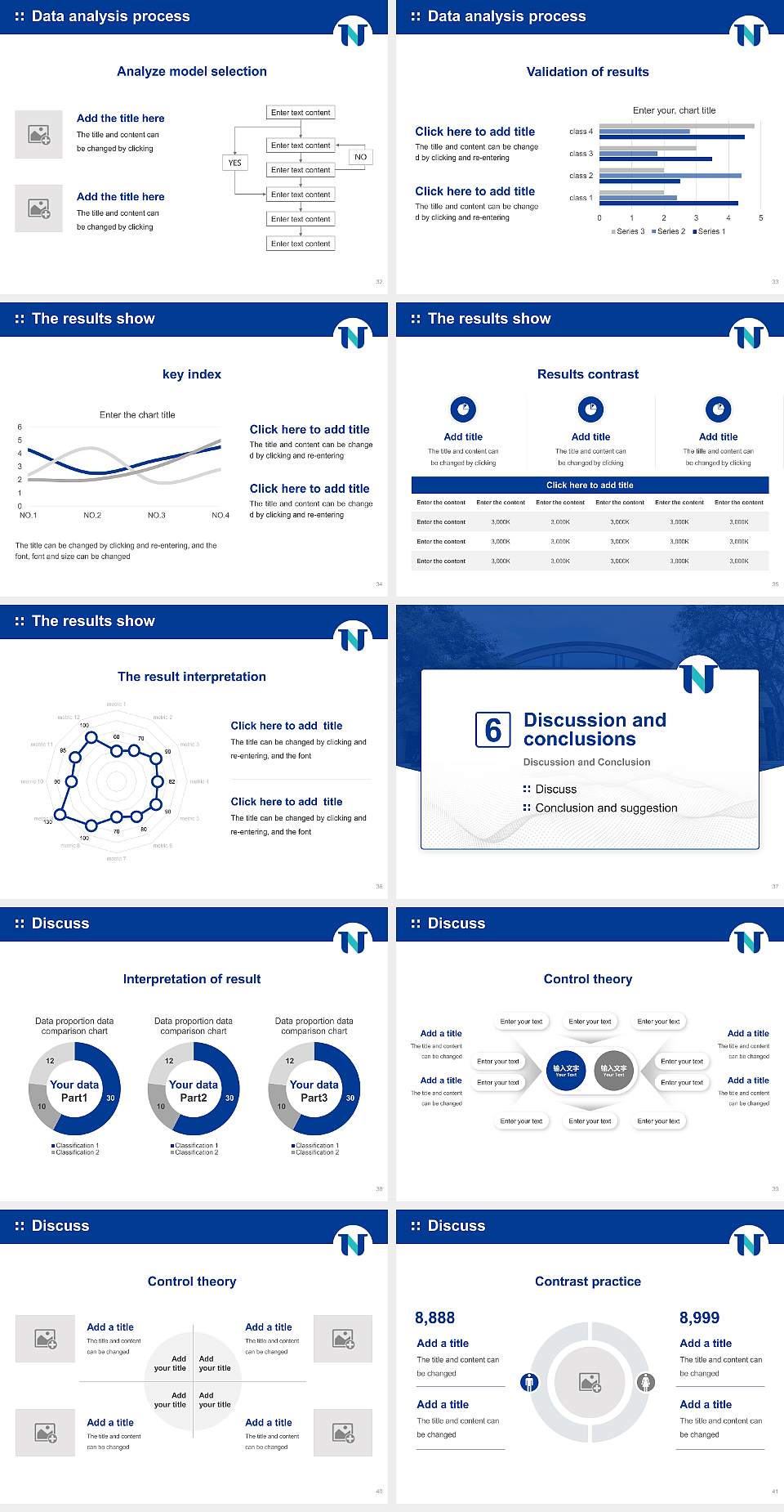 National University Graduation Thesis Defense PPT Template4:3 ratio PPT effect preview image5