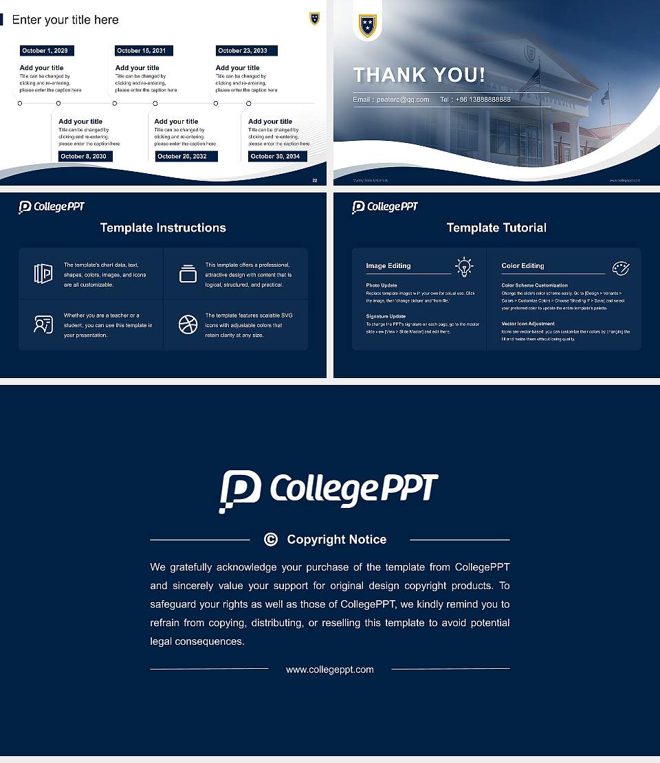 Murray State University Lecture Sharing and Networking Event PPT Template16:9 ratio PPT effect preview image4