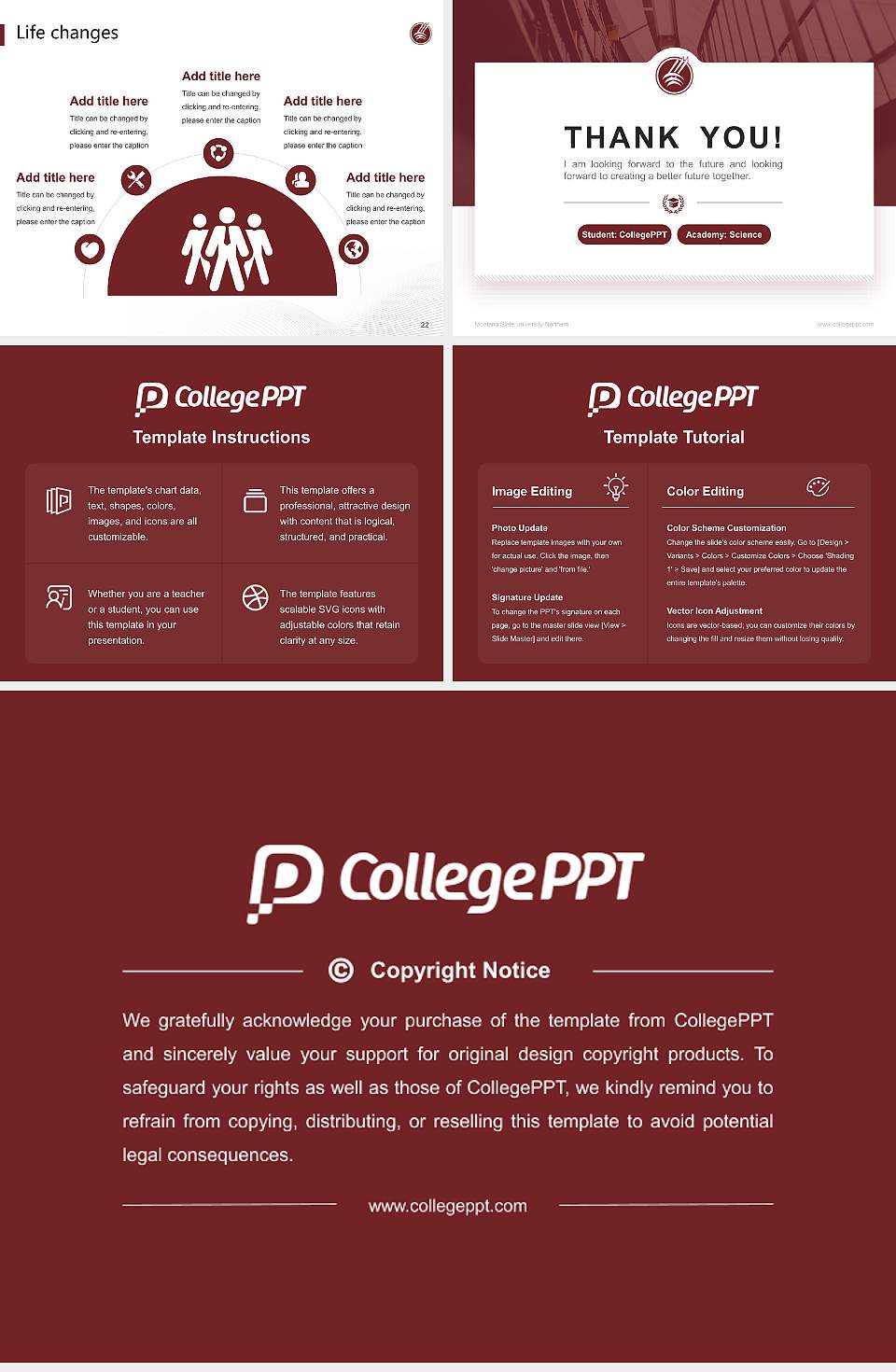 Montana State University-Northern National Scholarship Defense PPT Template4:3 ratio PPT effect preview image4