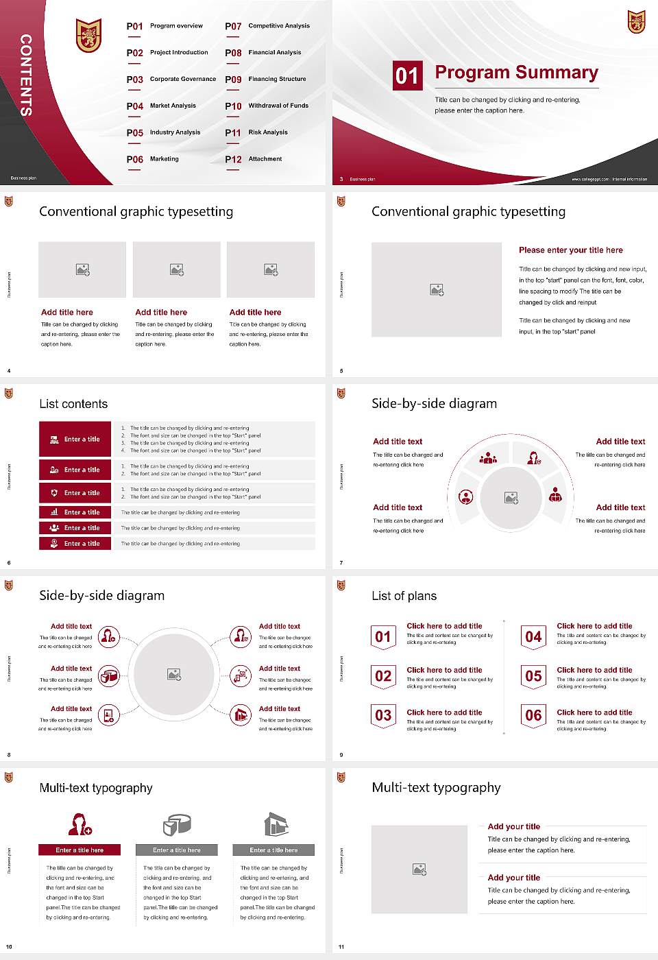 Molloy College Competition/Entrepreneurship Contest PPT Template16:9 ratio PPT effect preview image2
