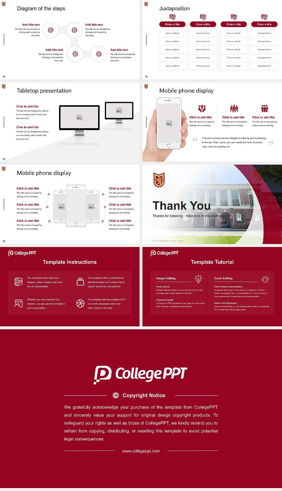 Molloy College Competition/Entrepreneurship Contest PPT Template16:9 ratio PPT effect preview image9