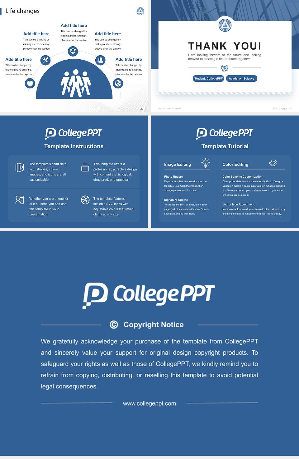 National Louis University National Scholarship Defense PPT Template4:3 ratio PPT effect preview image4